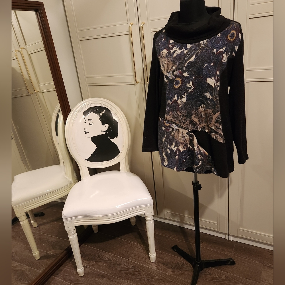 Cowl Neck Pullover Women's Sweater